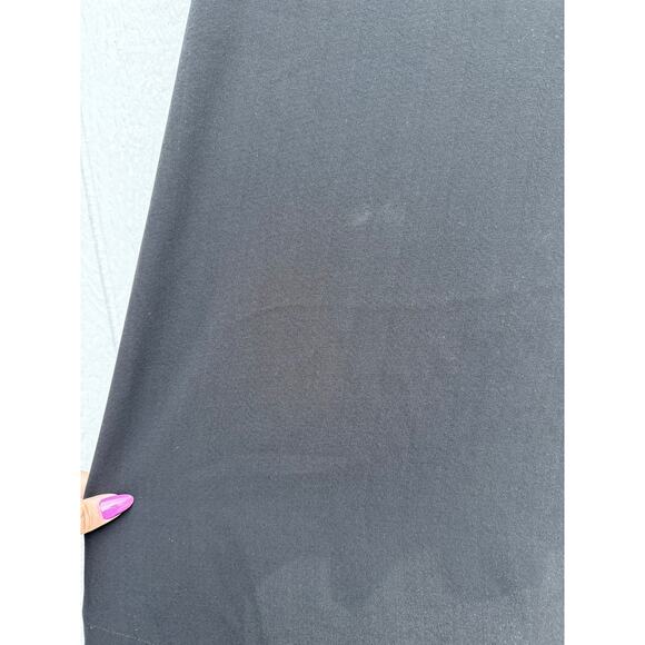 EILEEN FISHER minimalist black 100% silk satin Georgette long sleeve light dress - Picture 12 of 12